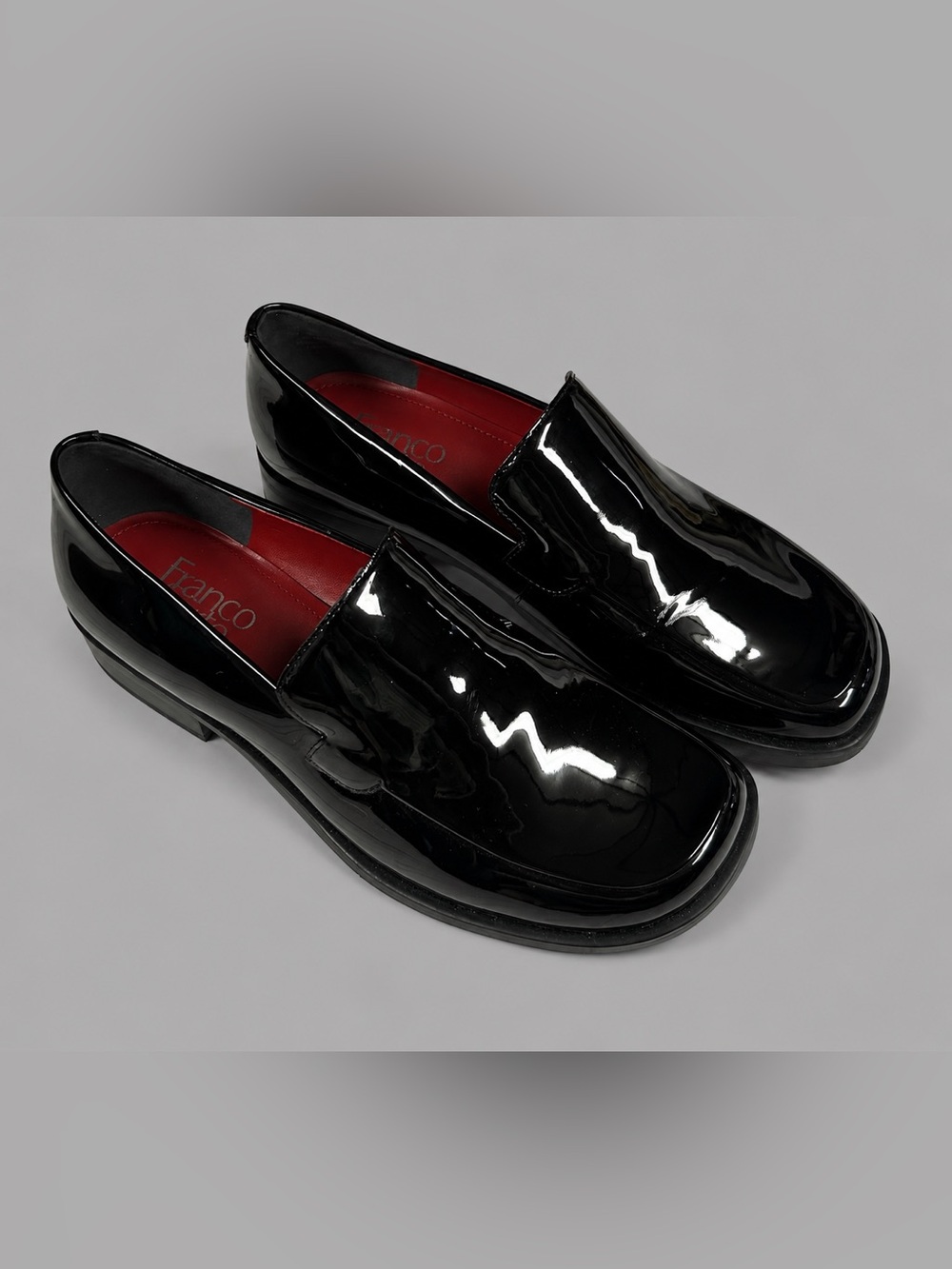 Franco Sarto Black Patent Leather Loafers Women’s Size 8 - Picture 4 of 7